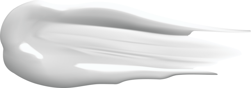 Cream smear. White cosmetic creme texture